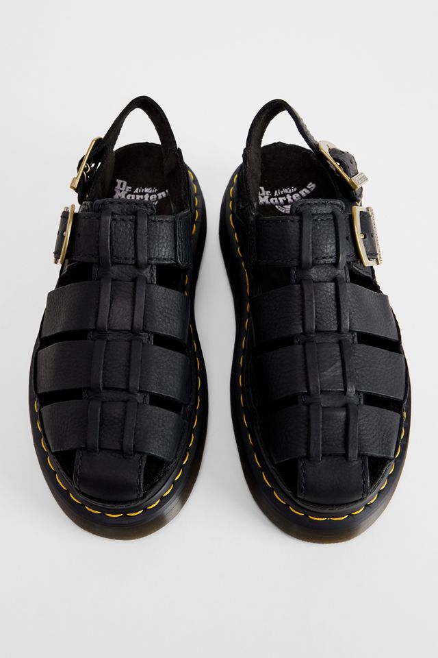 Dr. Martens Black Wrenlie Fisherman Sandals #3