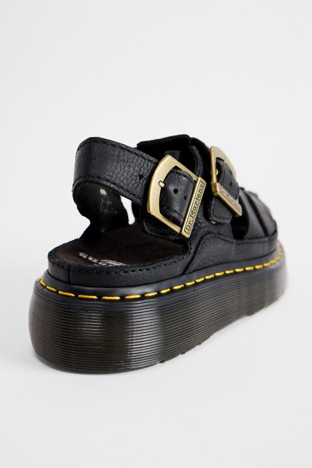 Dr. Martens Black Wrenlie Fisherman Sandals #4
