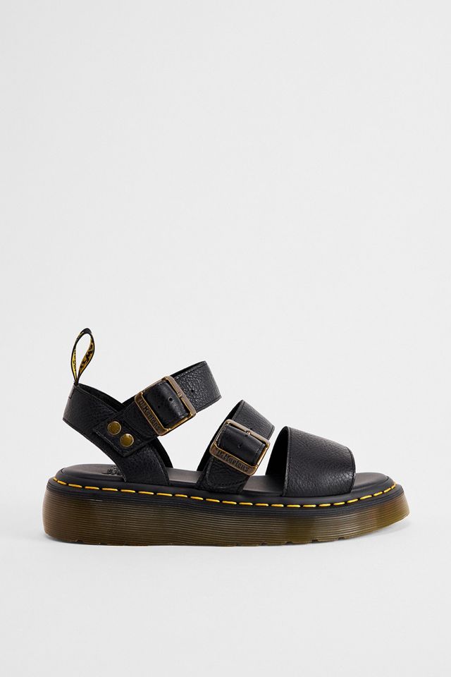 Dr. Martens Black Gryphon Quad Sandals #2