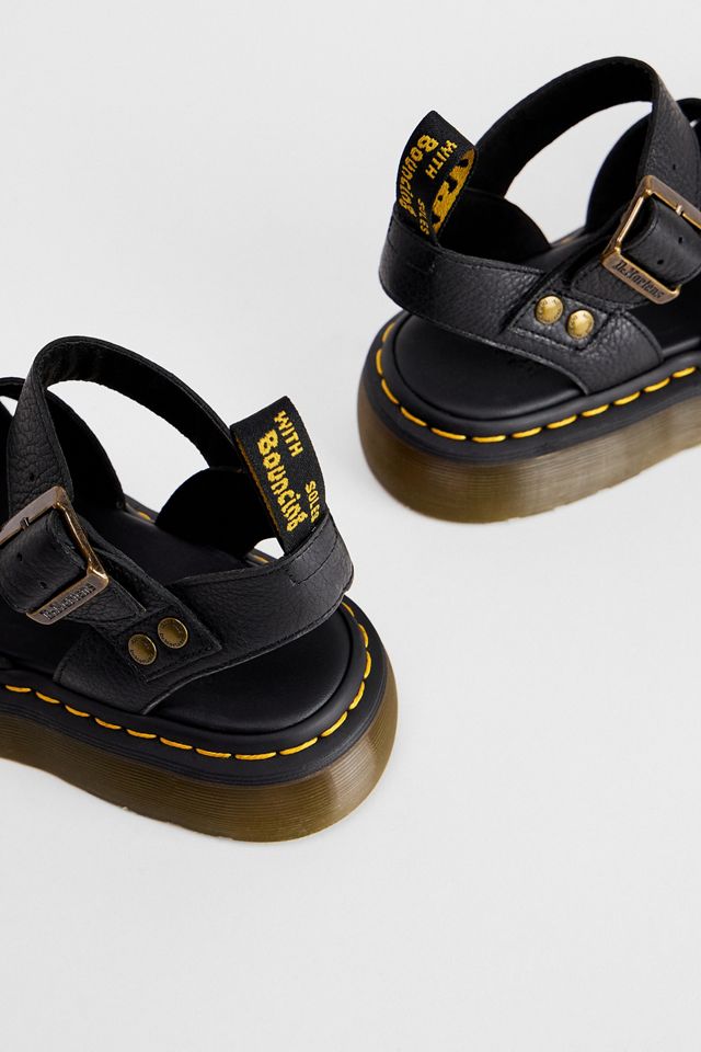 Dr. Martens Black Gryphon Quad Sandals #4