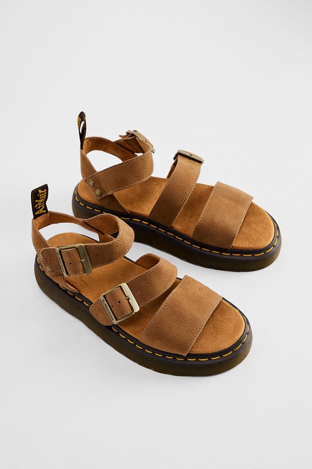 Dr. Martens Tan Gryphon Quad Sandals #1