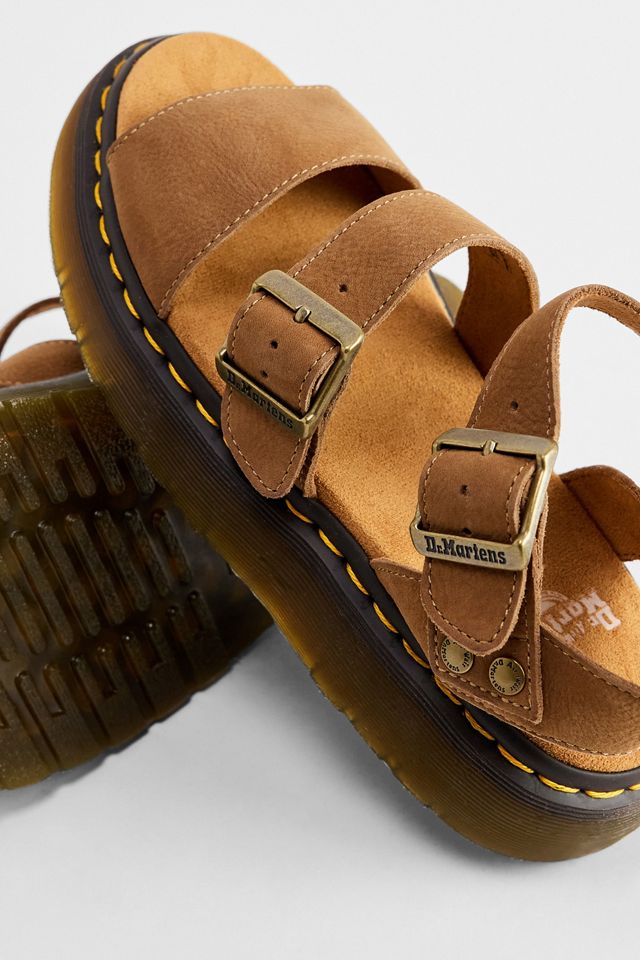 Dr. Martens Tan Gryphon Quad Sandals #3