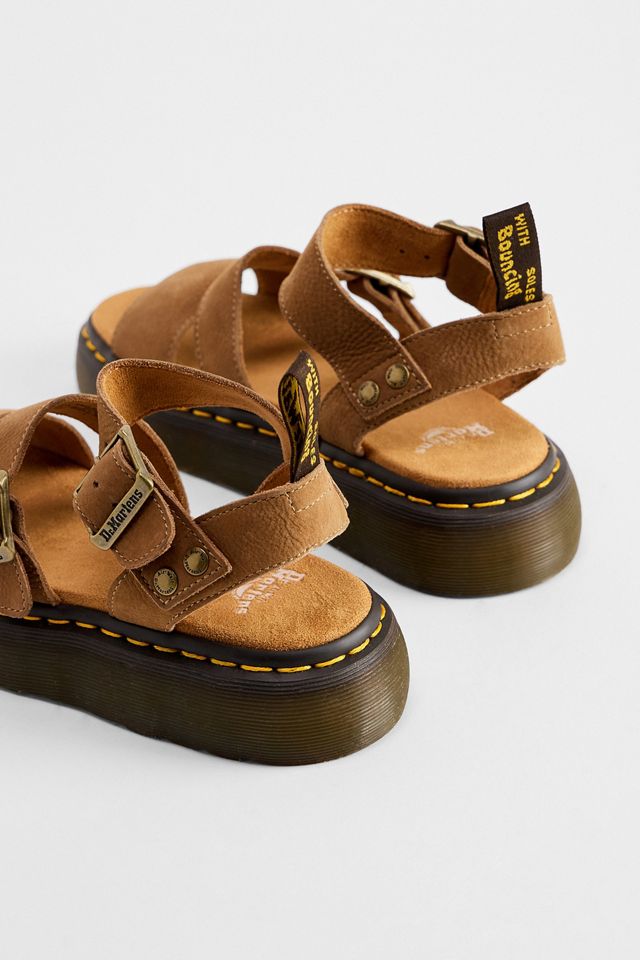 Dr. Martens Tan Gryphon Quad Sandals #4