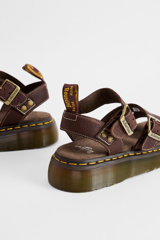 Sandali Quad Gryphon Dr. Martens Marrone #4