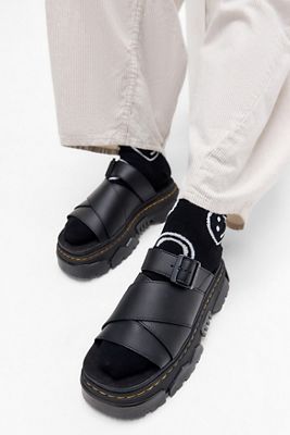 Sandales Mules Dr. Martens Mattison Noires