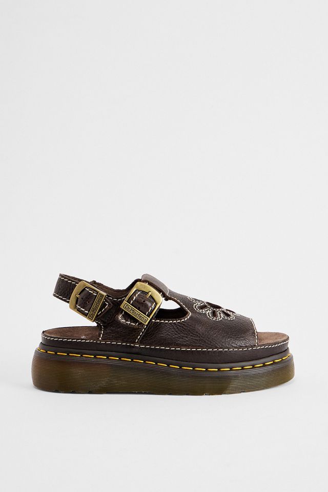 Dr. Martens Brown Dunnet Flower Sandals #2