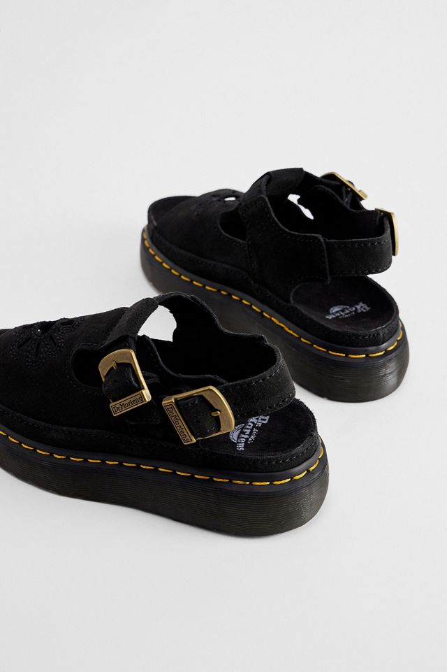 Dr. Martens Black Dunnet Flower Sandals #4