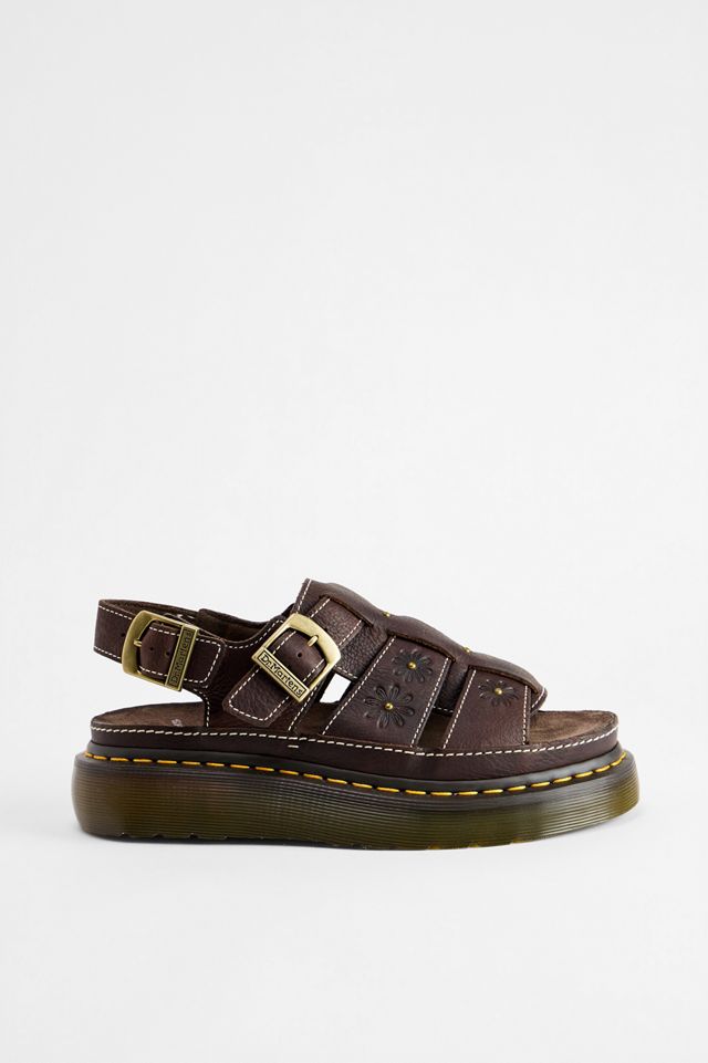 Sandalias Fisherman con Flores Wrenlie Marrones de Dr. Martens #2