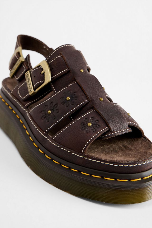 Sandalias Fisherman con Flores Wrenlie Marrones de Dr. Martens #3