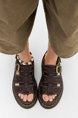 Sandali Fisherman Dr. Martens Wrenlie Flower Marroni