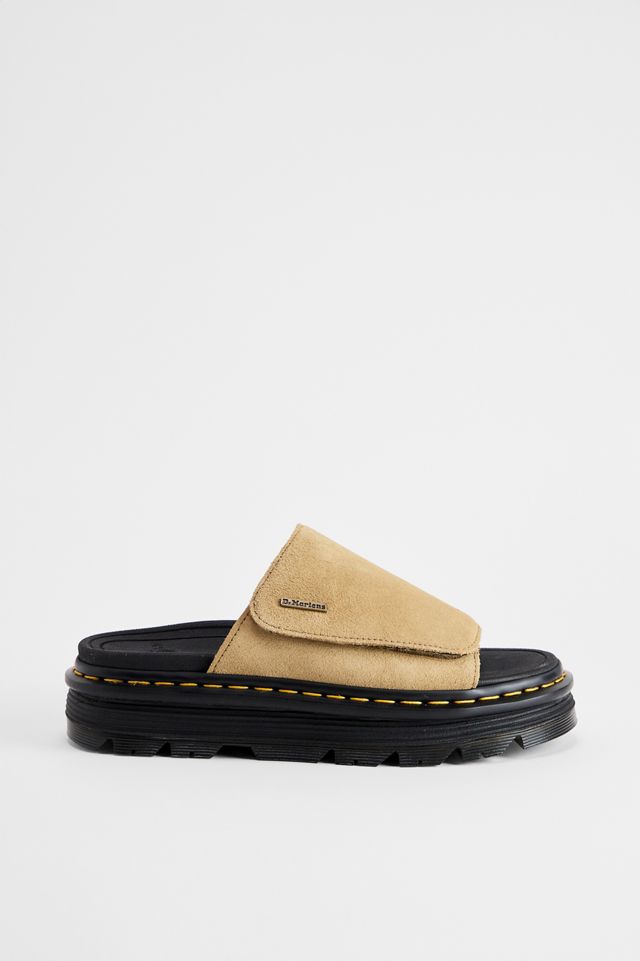 Sandales à plateforme en daim Zebzag tan Dr. Martens #2