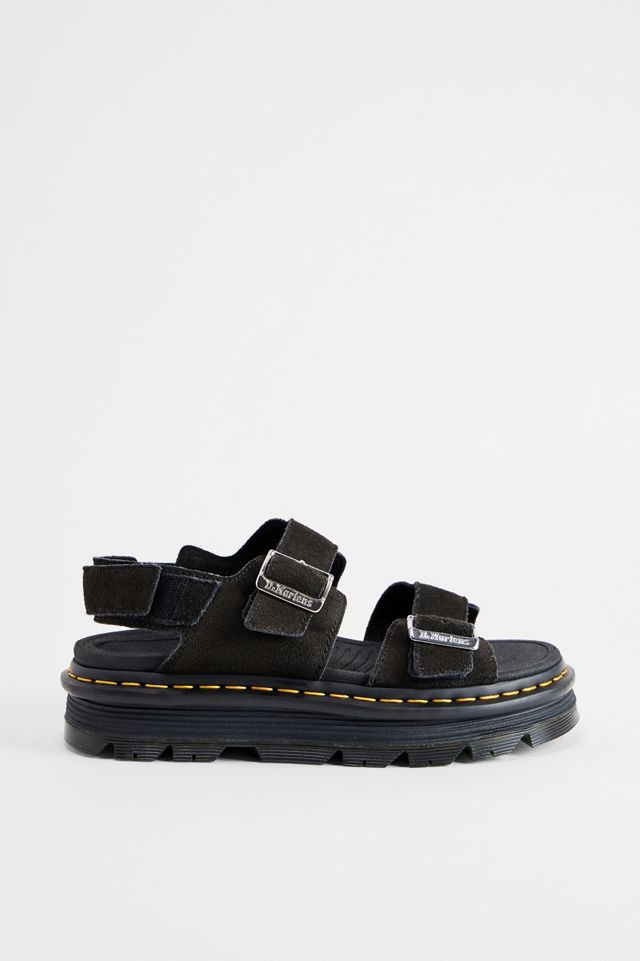 Dr. Martens Black Zebzag Sandals #2