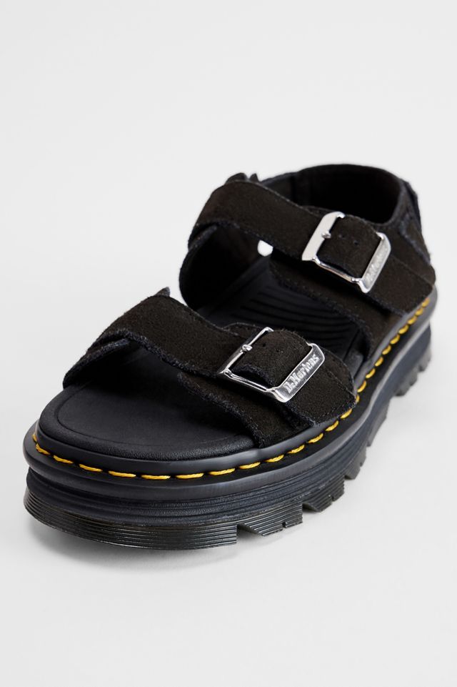 Dr. Martens Black Zebzag Sandals #3