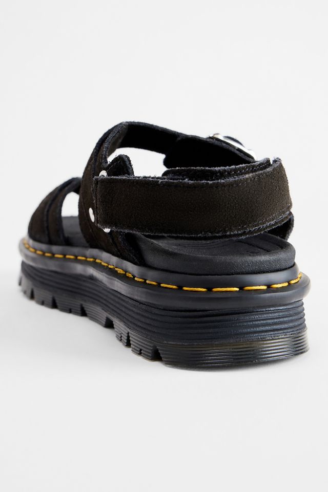 Dr. Martens Black Zebzag Sandals #4