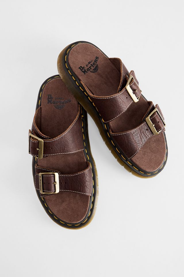 Dr. Martens Braune Josef Slide-Sandalen #1
