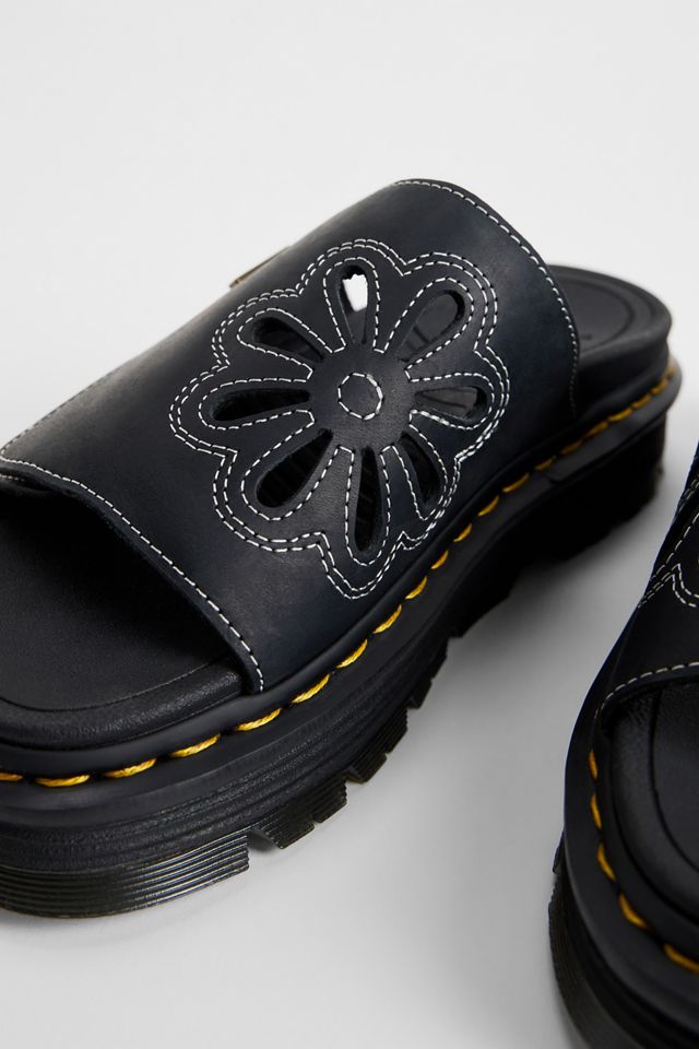 Sandales noires Zebzag Flower Dr. Martens #3