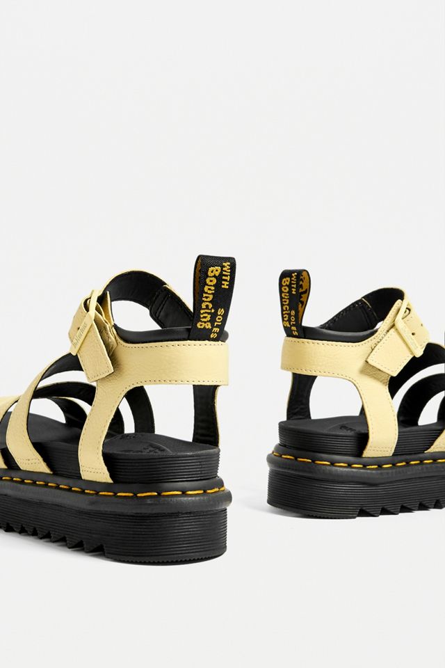 Dr. Martens Blair Yellow Sandals #1