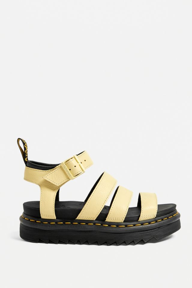 Doc marten sandals store yellow