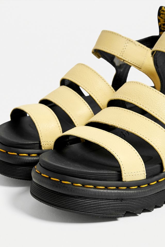Dr. Martens Blair Yellow Sandals #3