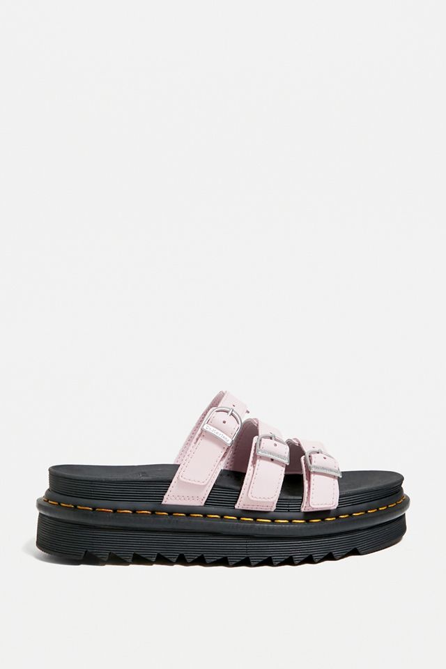 Dr. Martens Blaire Pink Slide Sandals #5