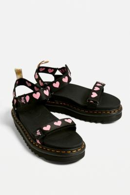 Dr. Martens X Lazy Oaf Vegan Heart Sandal Urban Outfitters UK