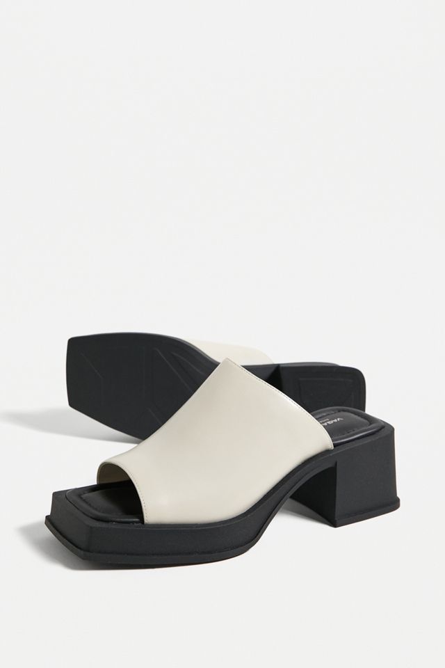 Vagabond Sandalo Slider con Tacco Hennie Bianco #4