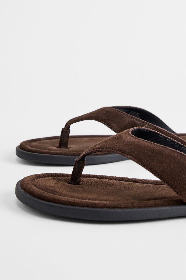 Vagabond Brown Zaida Suede Flip Flops #2