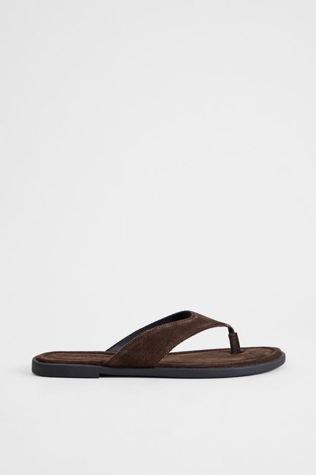 Vagabond Brown Zaida Suede Flip Flops #3