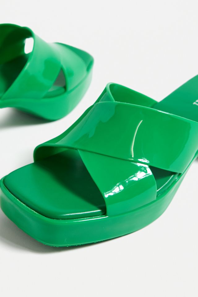 Jeffrey Campbell Sandali con plateau verde bubblegum  #4