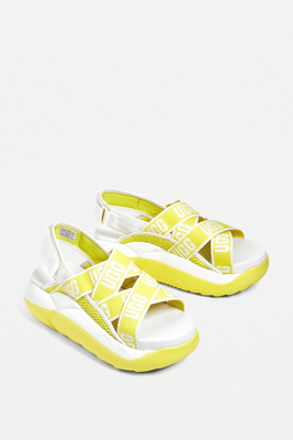 ugg yellow flip flops