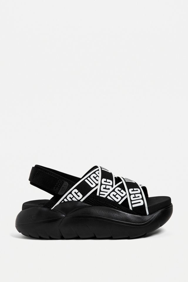 靴 UGG W LA CLOUD SPORT SANDAL UGG LA Cloud Black Platform Sandals | Urban Outfitters UK