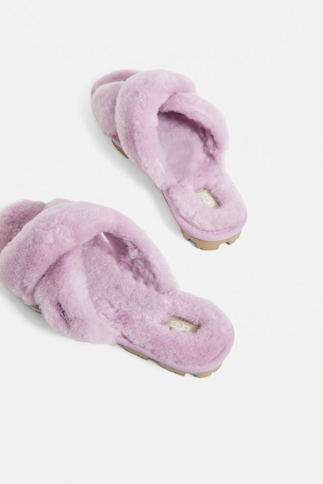 UGG Fuzzette Lilac Slipper Sliders #3