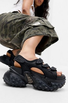 Sandali Track Buffalo Black Cerbo