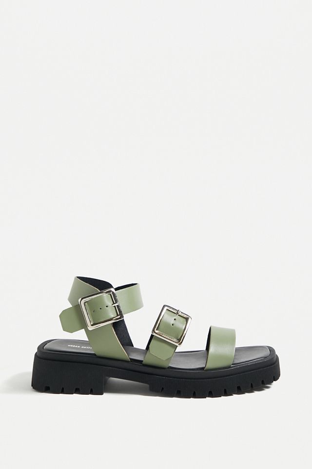 UO Sage Khaki Chunky Sandals  #2