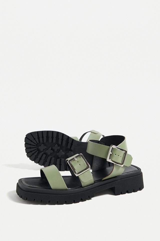 UO Sage Khaki Chunky Sandals  #3