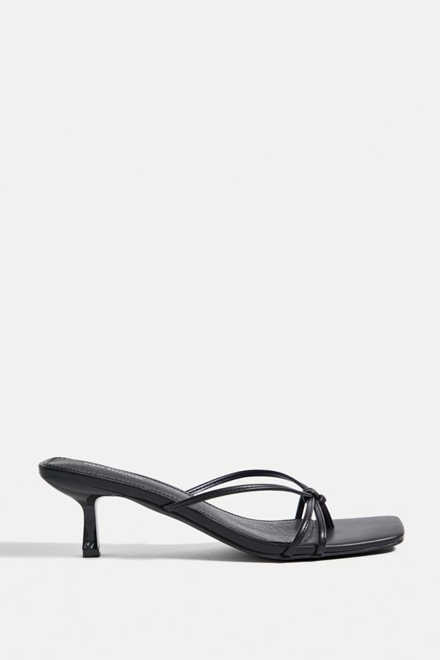 UO - Sandales à lanières à petits talons Sicily noires  #2