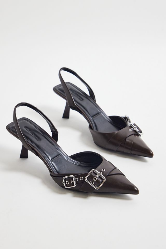 UO Talons Marron Boucle Sangle Arrière #1