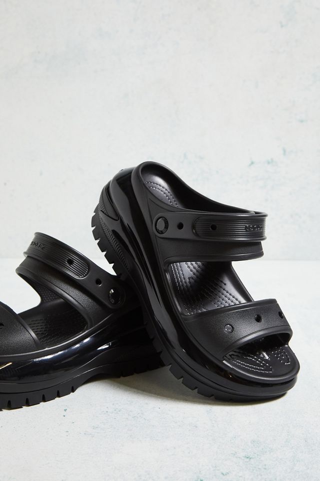 Crocs Black Mega Crush Sandals #1