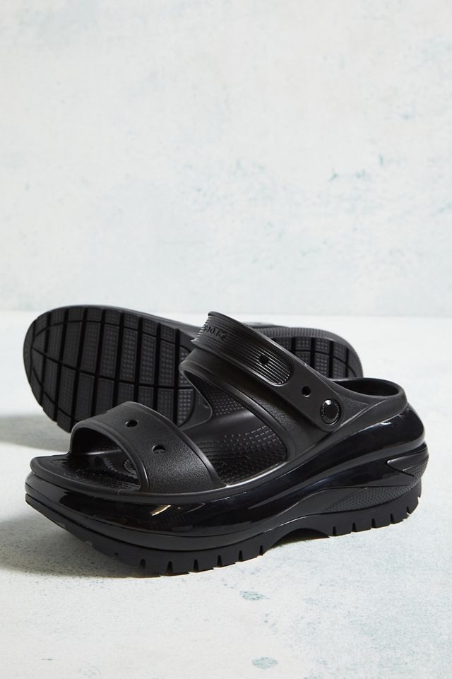 Crocs Black Mega Crush Sandals #5