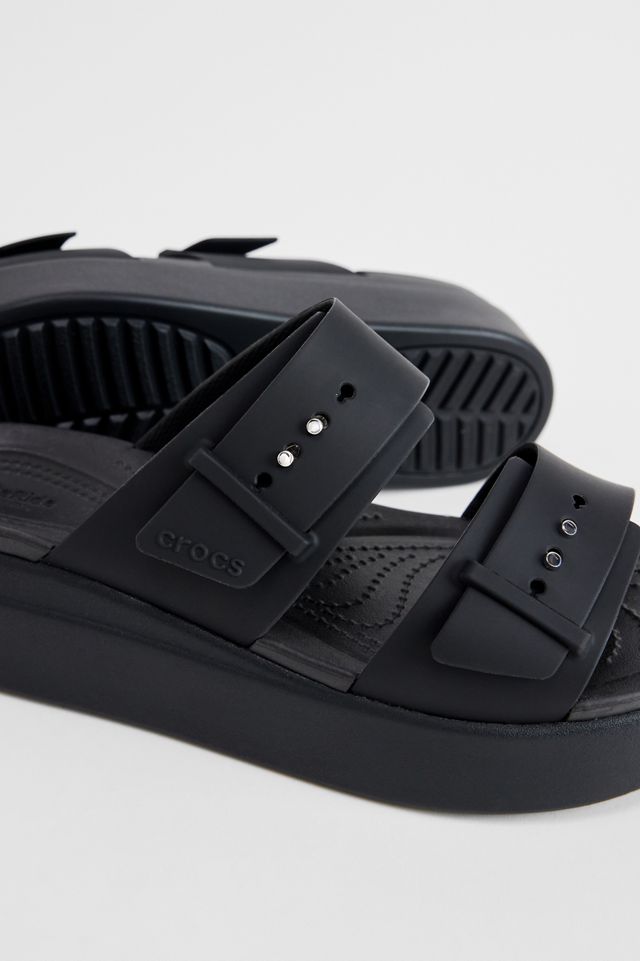 Sandali con zeppa Crocs Brooklyn neri #2