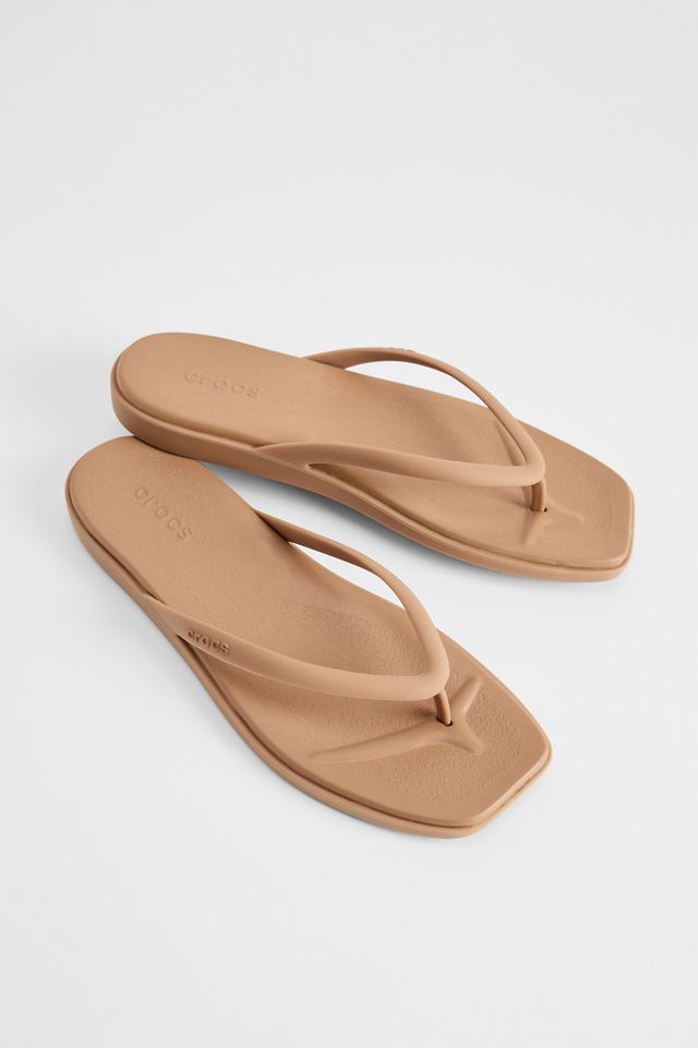 Crocs Braune Miami Flip Flops #1