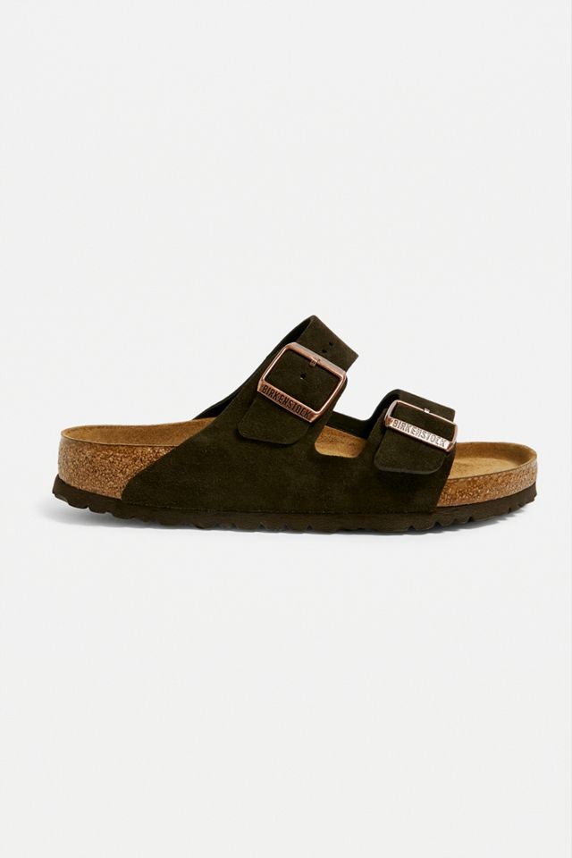 Birkenstock – Sandalen „Arizona“ aus Wildleder in Hellbraun #2