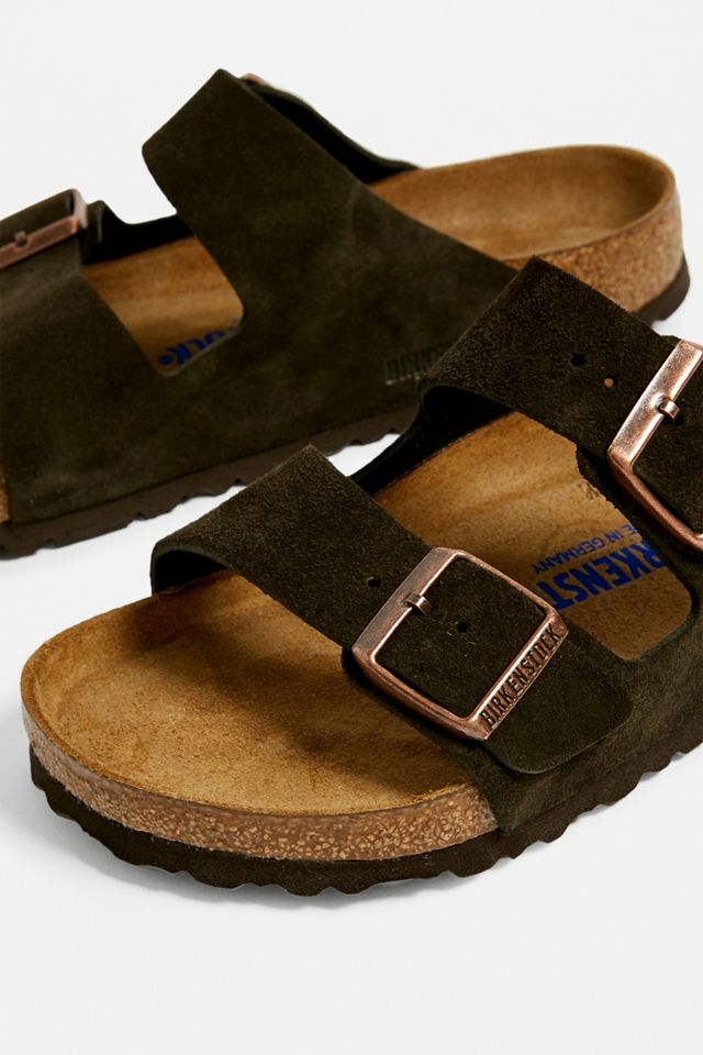 Birkenstock – Sandalen „Arizona“ aus Wildleder in Hellbraun #3