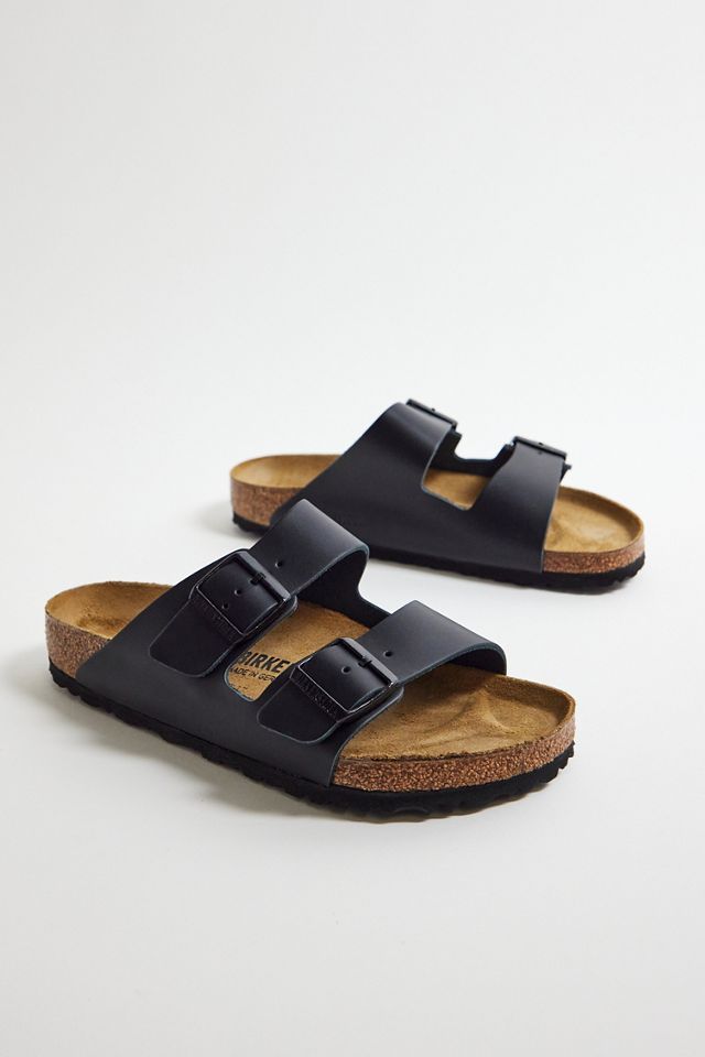Birkenstock Black Leather Arizona Sandals #1