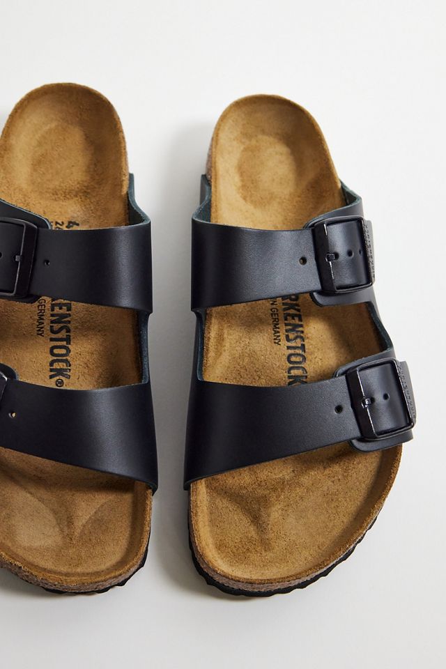 Birkenstock Black Leather Arizona Sandals #3