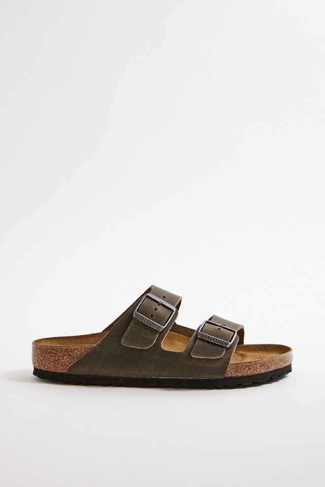 Birkenstock Oiled Khaki Arizona Sandals #3