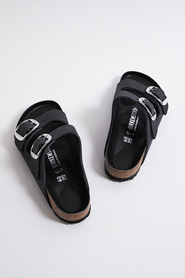 Birkenstock Black Big Buckle Arizona Sandals #4