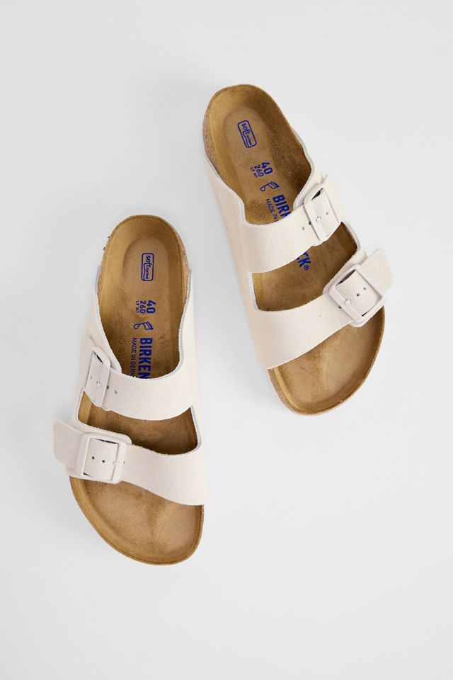 Sandali Arizona in Pelle Scamosciata Bianca Birkenstock #2