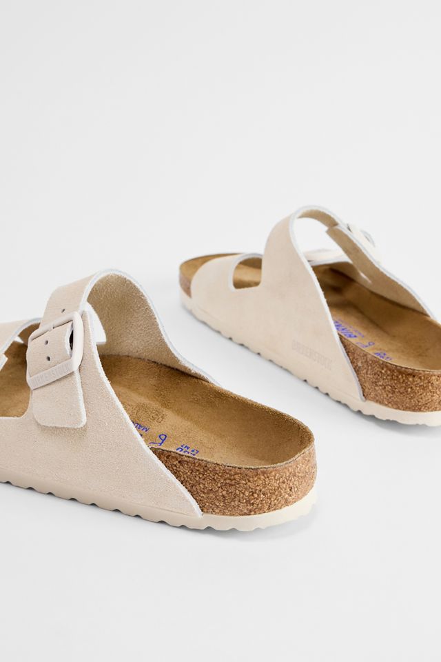 Sandali Arizona in Pelle Scamosciata Bianca Birkenstock #4