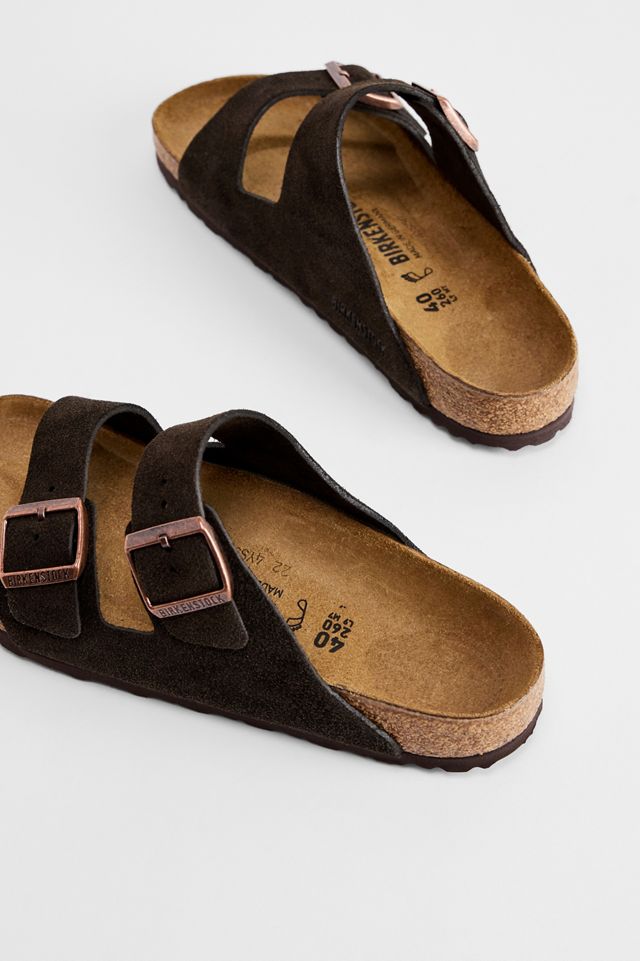 Birkenstock Mocca Arizona Suede Sandals #4